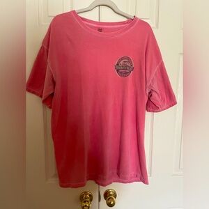Pink Graphic Rehoboth Beach T Shirt
